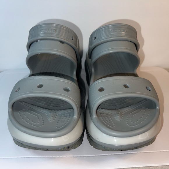 Crocs Mega Crush Platform Sandals elephant gray us m8/w10 - Picture 5 of 10